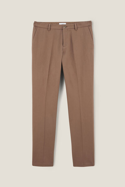 Pantalon regular en twill