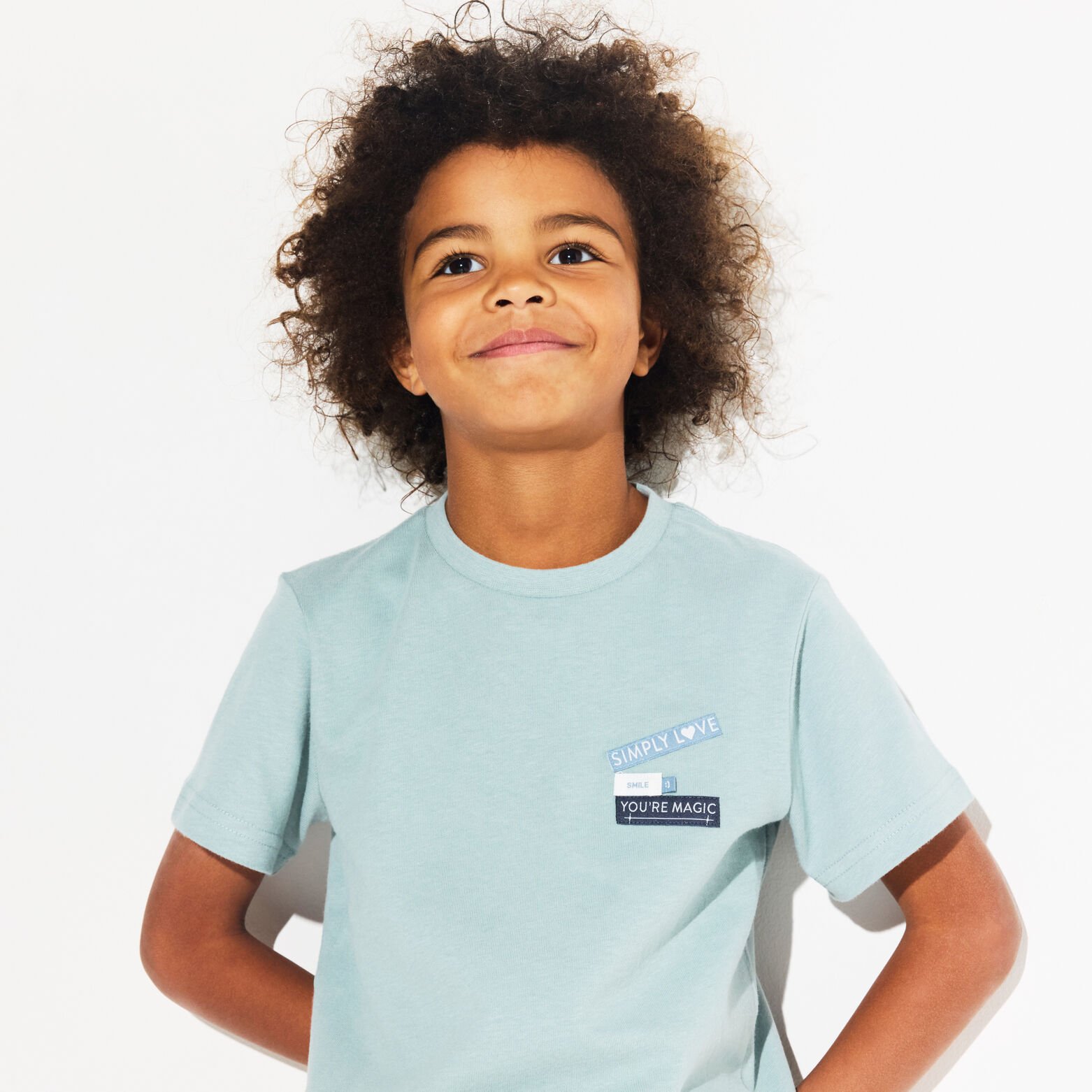 Tee shirt enfant col rond