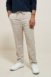 Effen relaxed broek