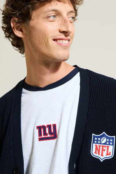 Gilet cardigan boutonné licence NFL