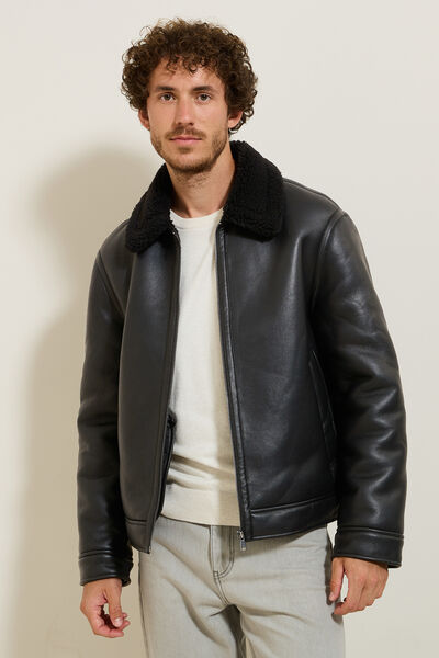 Blouson bombardier en sherpa