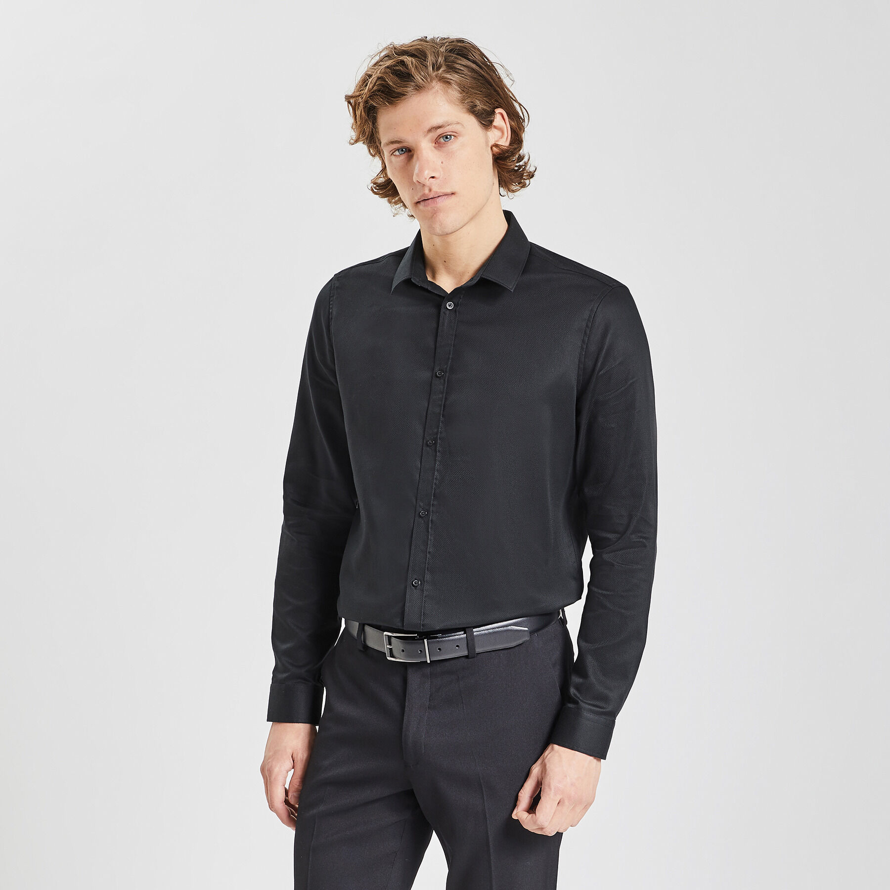 Chemise noir pantalon cheap noir