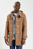 Manteau style duffle-coat avec capuche