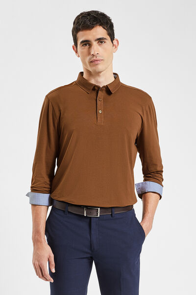 Polo homme BEE ORIGINEL manches longues