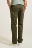 Pantalon cargo droit uni