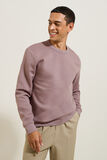 Effen sweater met ronde hals