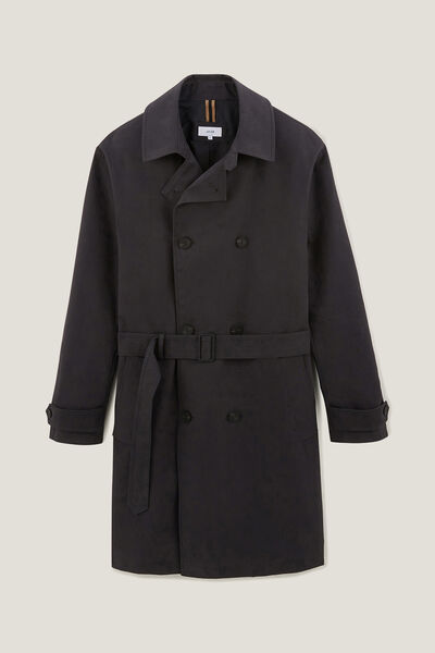 Katoenen trenchcoat met riem