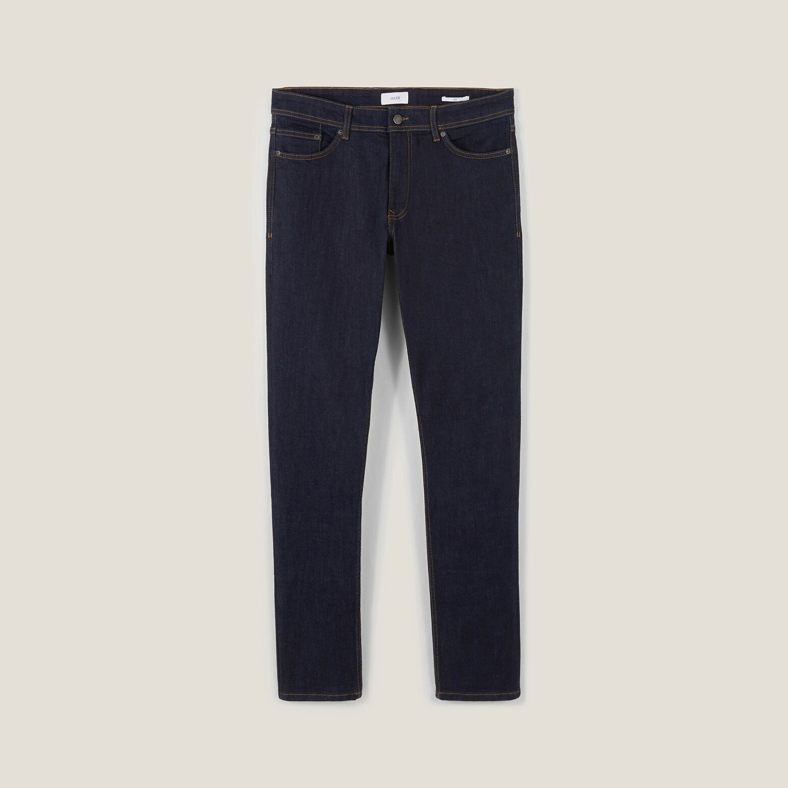 Slim fit jeans in ruw denim