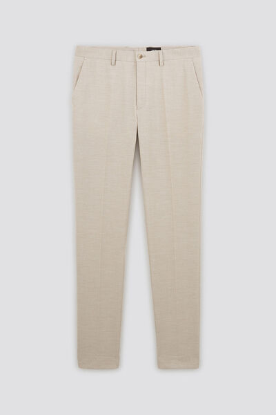 Pantalon de costume slim armuré