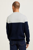 Pull col rond colorblock