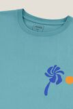 Relax T-shirt met print op voor-en achterkant