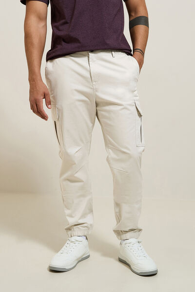 Pantalon cargo uni