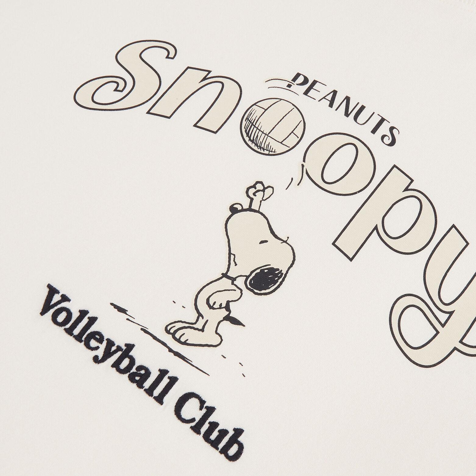 Tee shirt imprimé Volleyball Club licence Peanuts