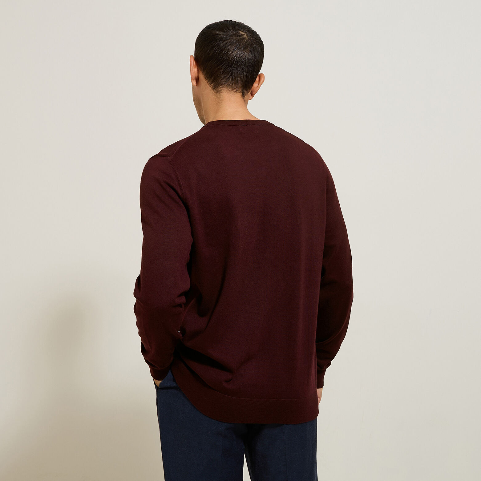 Pull col rond essentiel