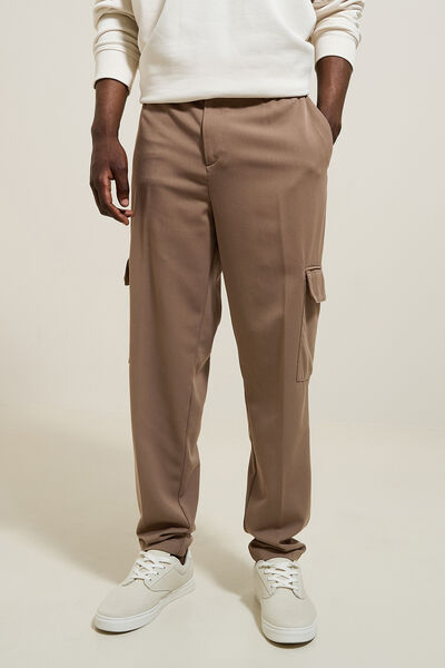 Pantalon cargo coupe relax