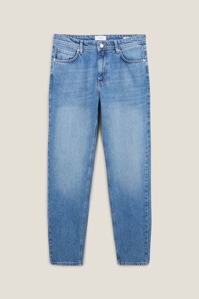 Relaxte jeans in 100% katoen
