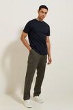 Pantalon cargo droit uni