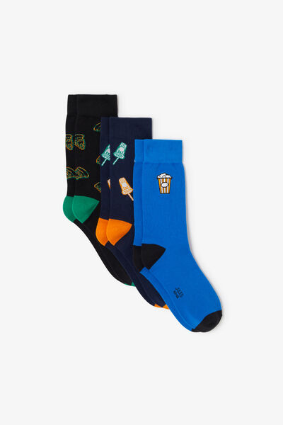 Coffret 3 paires de chaussettes fantaisies