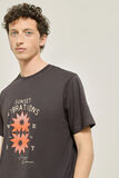 T-shirt aangebrachte print vooraan