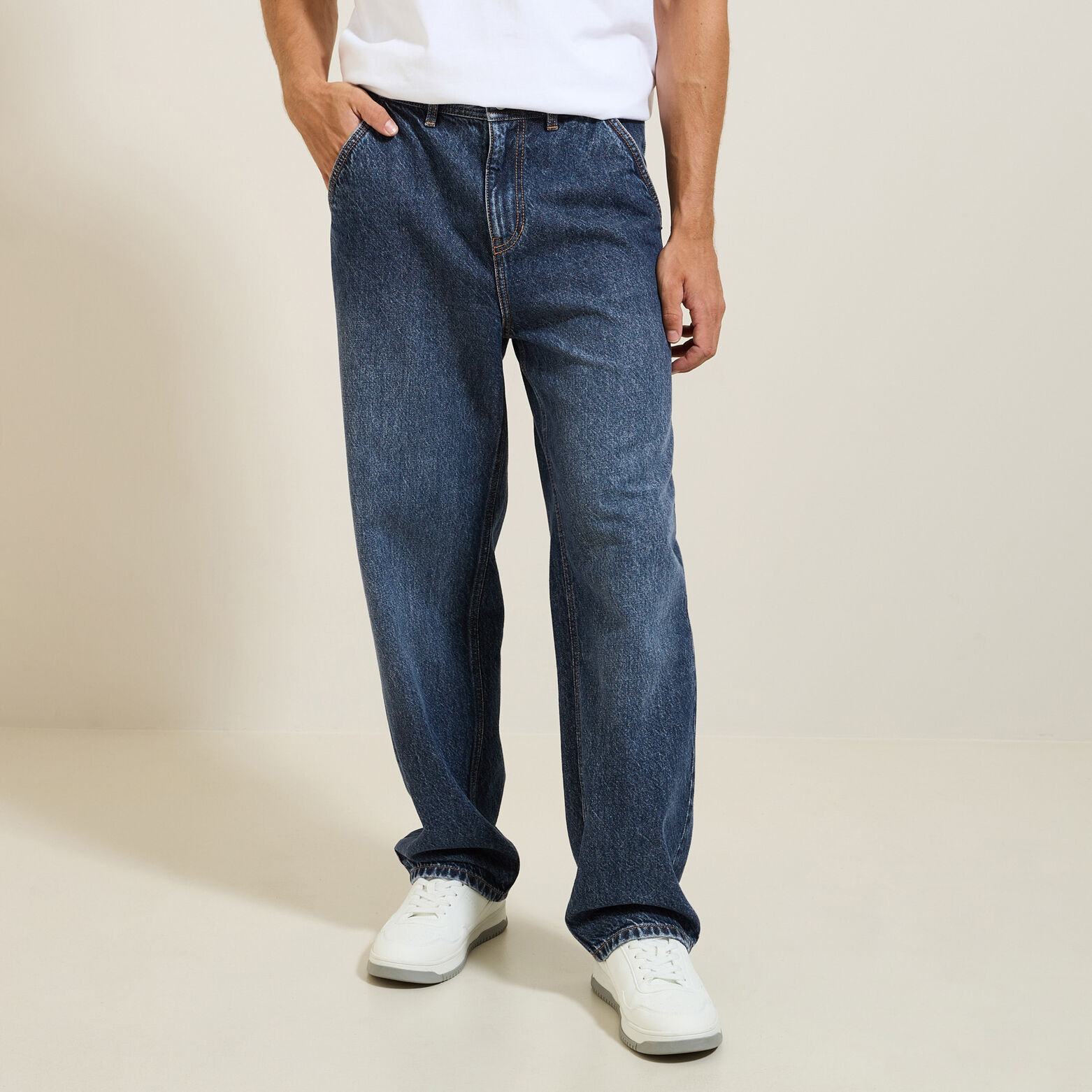 Jean baggy 100% coton