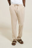 Pantalon en gaze de coton uni