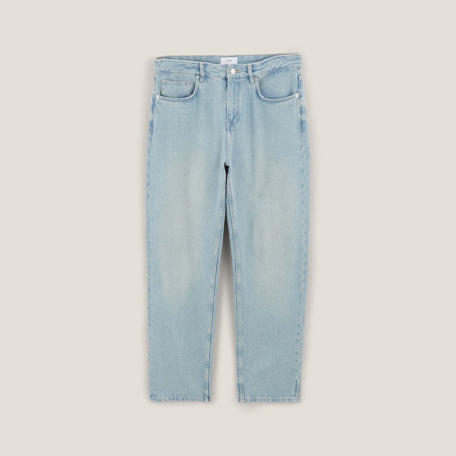 Loose fit jeans in 100% katoen