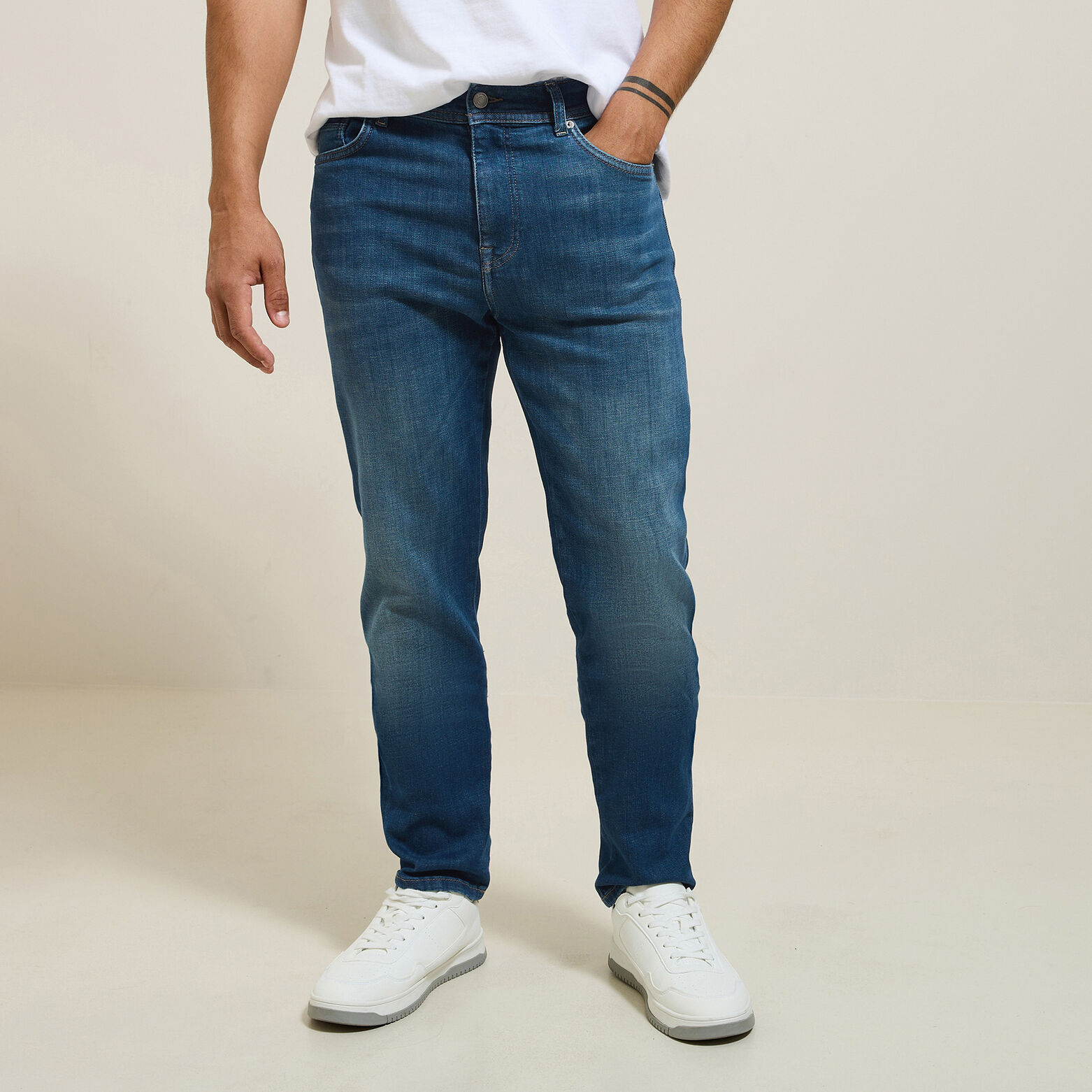 Jean straight 3 longueurs