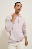 Effen sweater met kap