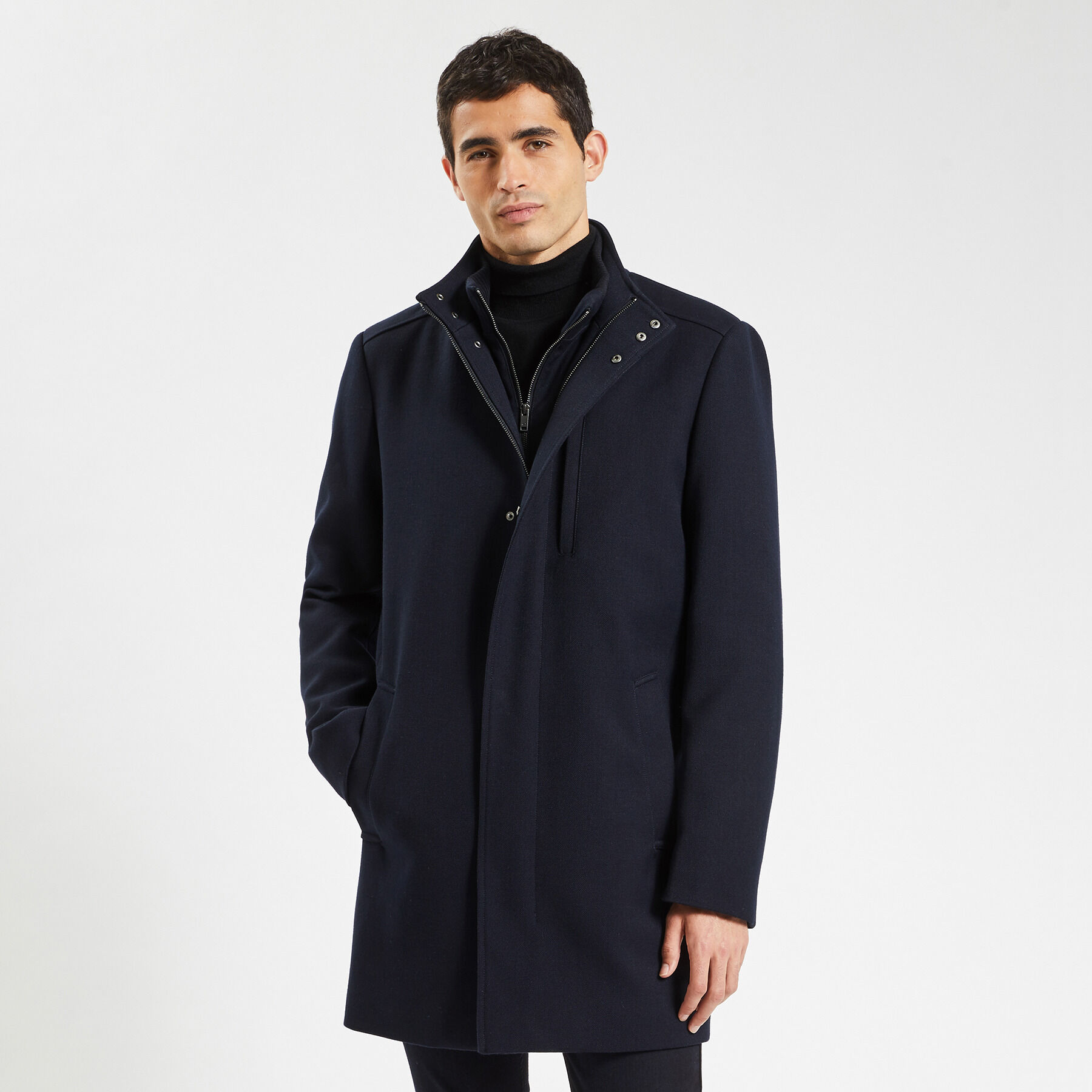 Manteau long homme manteaux 3 4 vestes longues hiver Jules