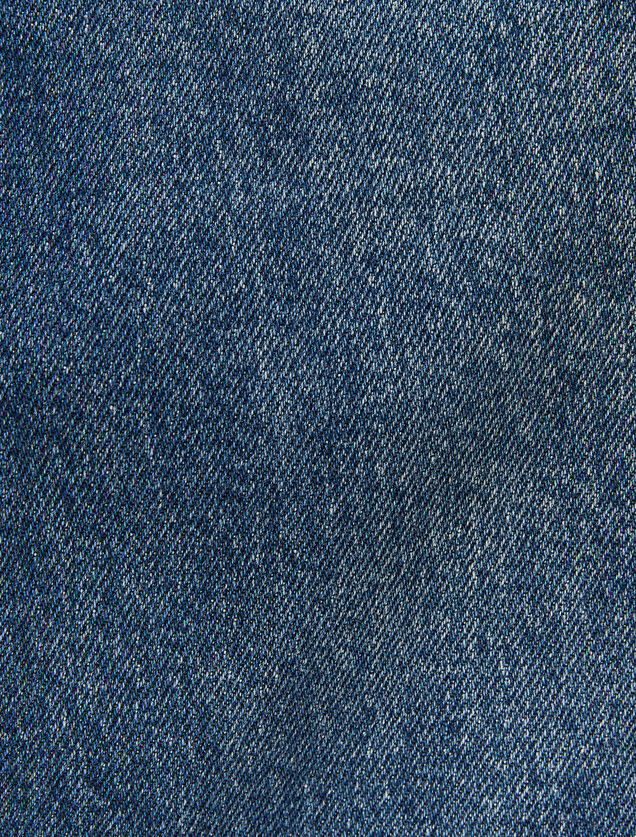 Jean slim contenant du coton régénératif
