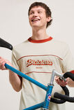 T-shirt met Bicicletta Jules x Santini-print