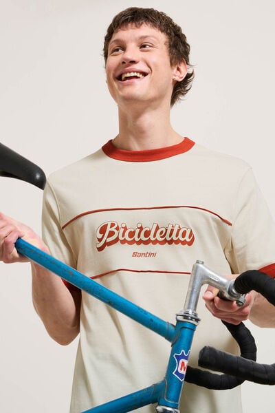 Tee shirt imprimé Bicicletta Jules x Santini
