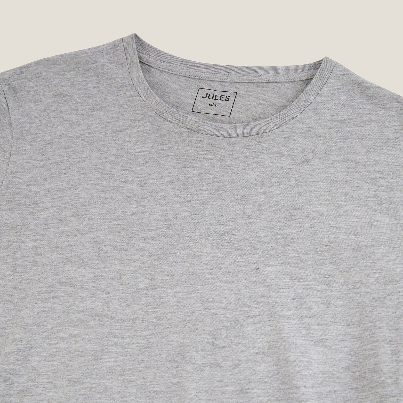 Basic T-shirt met ronde hals