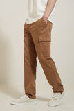 Pantalon cargo droit uni