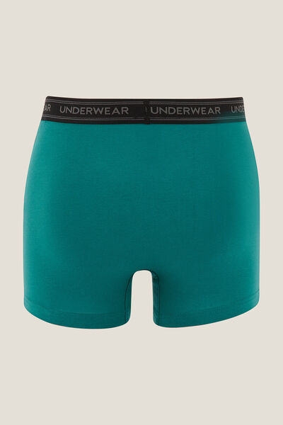 Boxer uni en coton