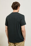 Slim T-shirt met Tunesische kraag