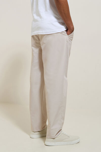 Pantalon coupe relax uni