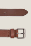 Ceinture large en cuir