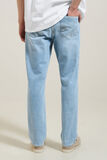 Straight, gebleekte jeans, 3 lengtes