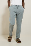 Pantalon en gaze de coton uni