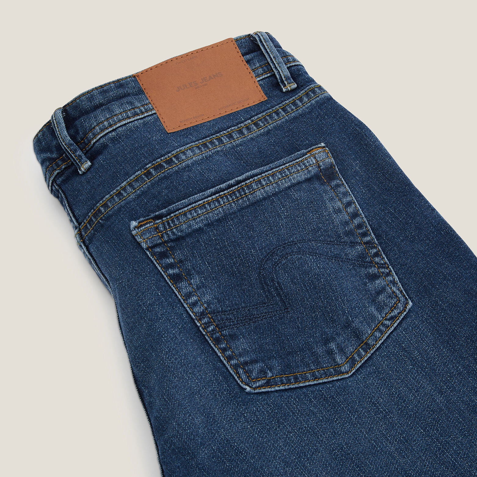 Jean straight 3 longueurs en coton recyclé