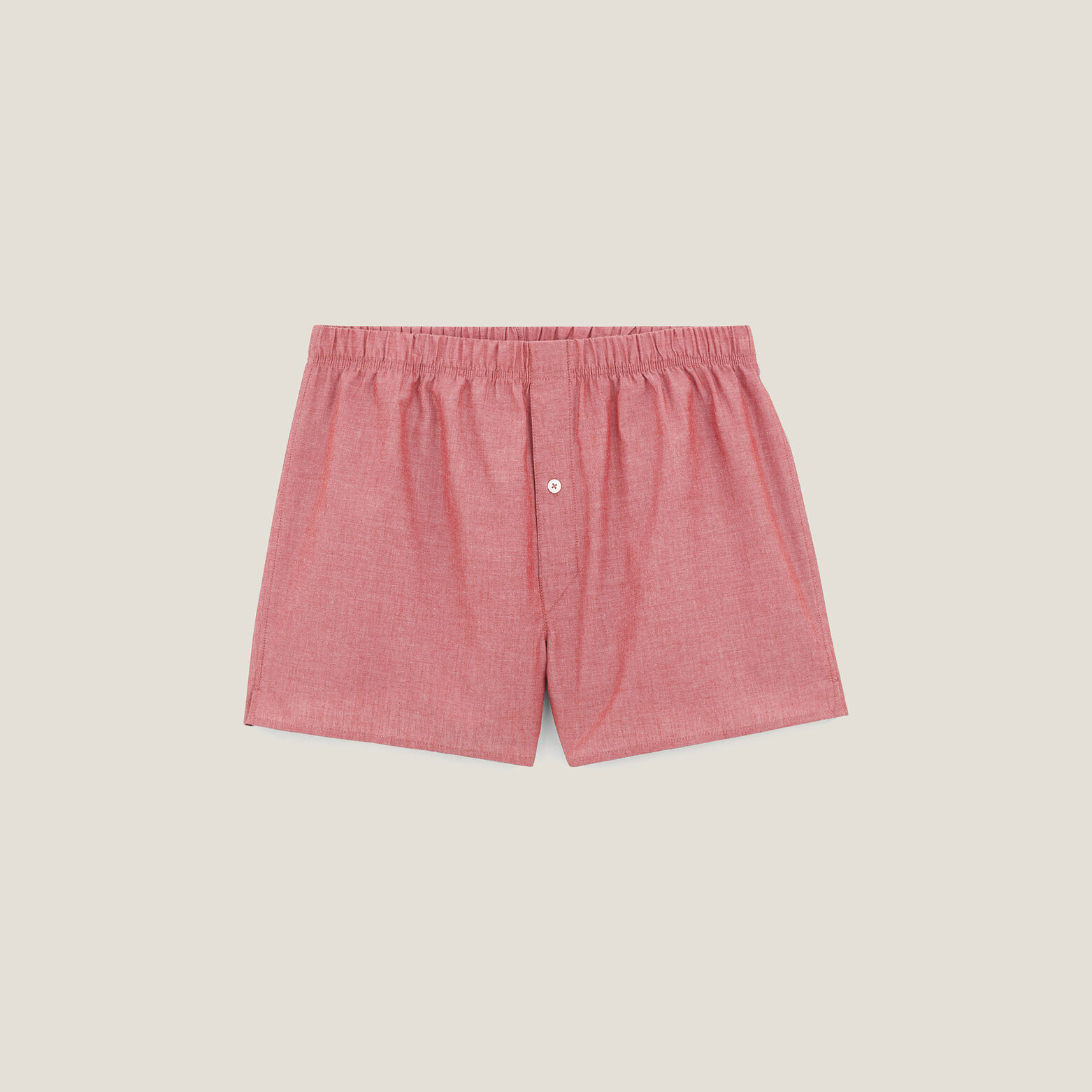 Effen boxershort in biokatoen