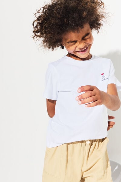 Tee shirt enfant col rond