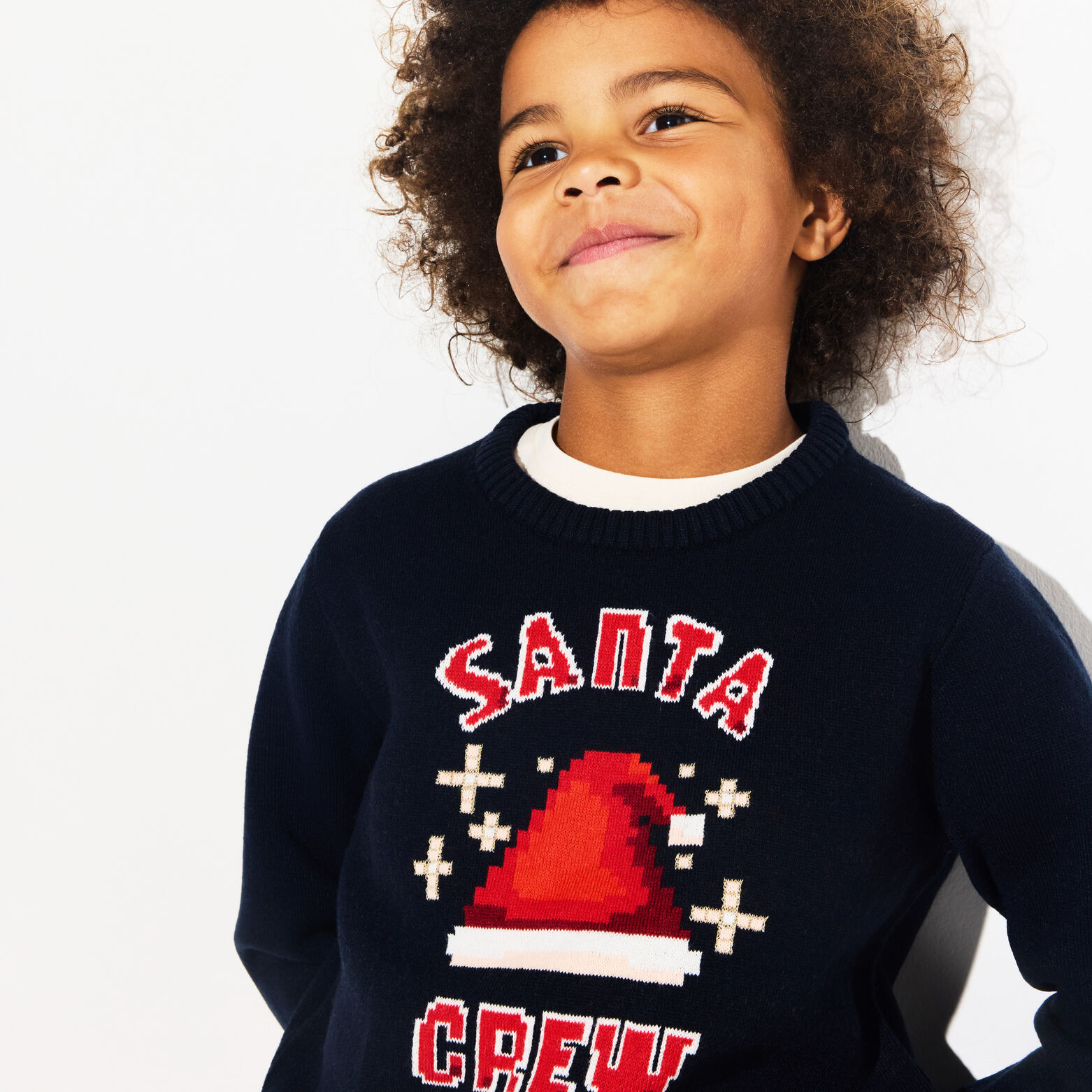 Pull de Noël "santa crew" enfant