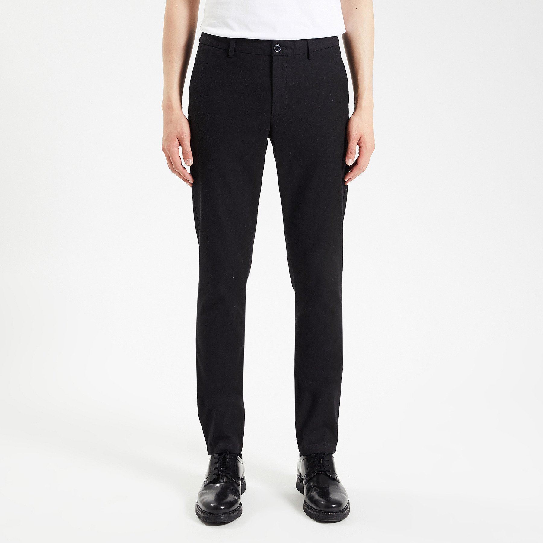 Pantalon chino slim urbain "le parfait by JULES" Noir 34 98% Coton, 2% Elasthanne Homme