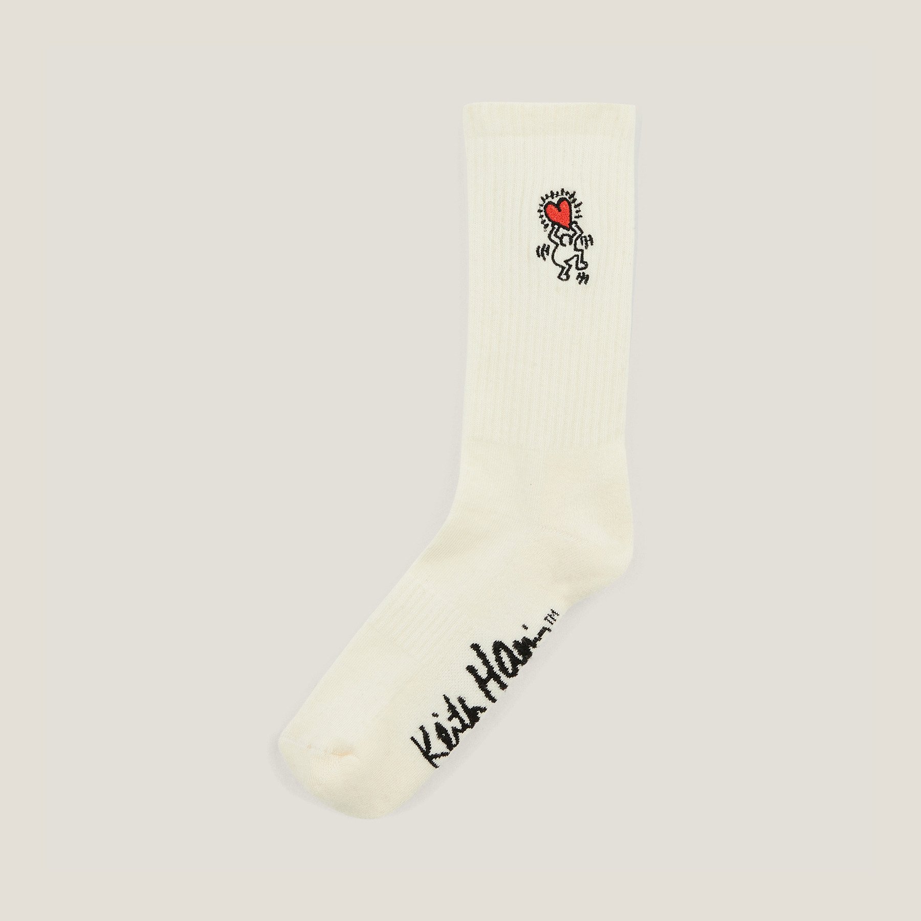 Chaussettes licence Keith Haring Blanc 39/42  Homme Jules