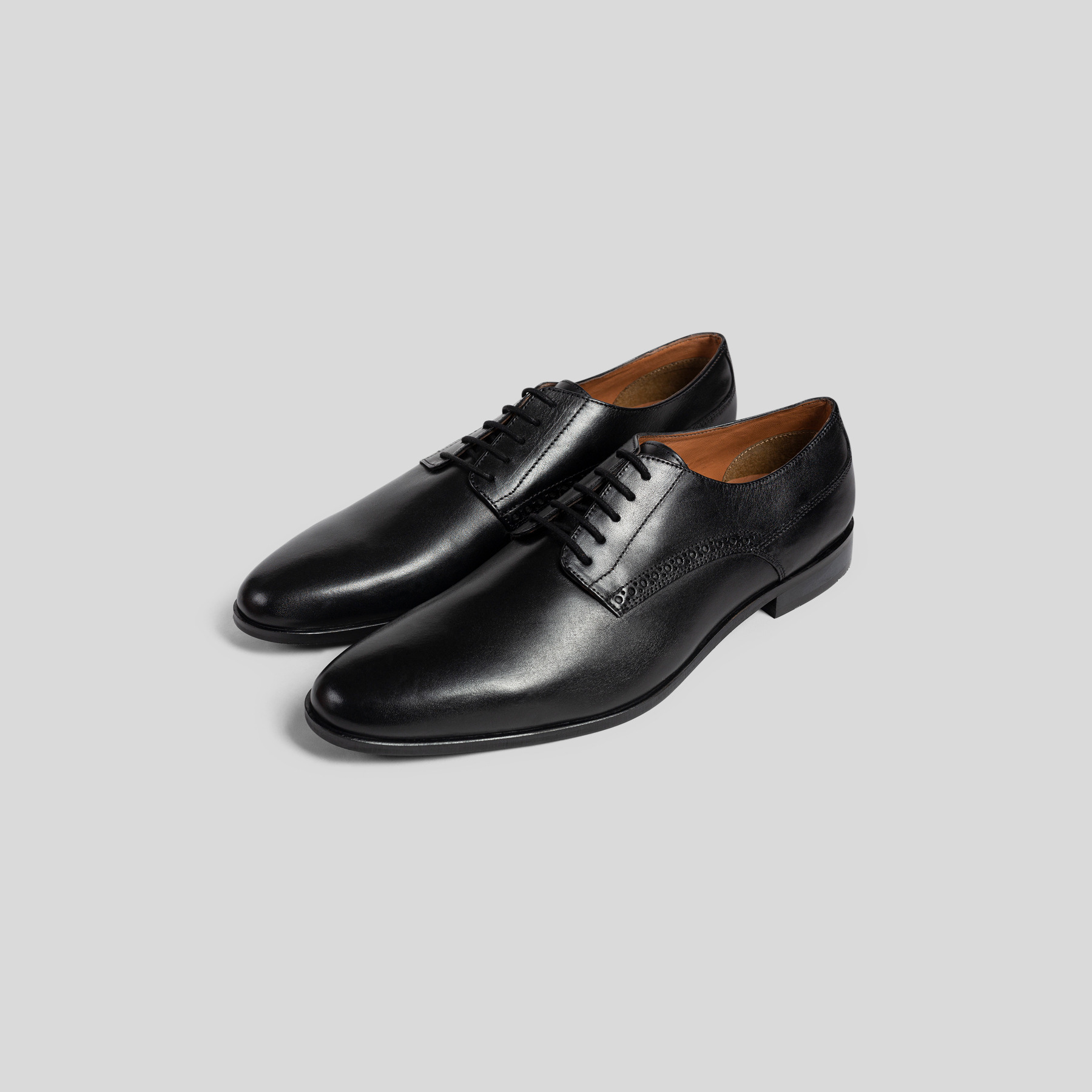 Chaussures de costume en cuir lisse Noir 40 Cuir De Vachette Homme