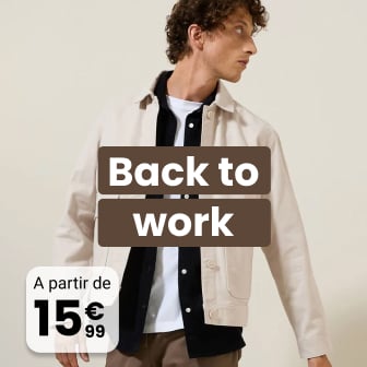 Back to work à partir de 15€99