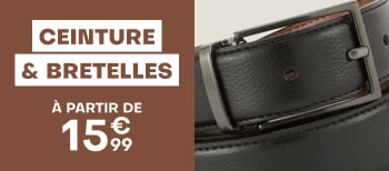 Ceinture & bretelle à partie de 15€99