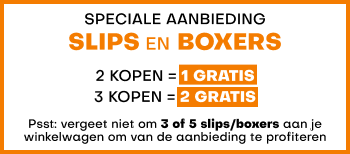 Speciale aanbieding Slips en Boxers!